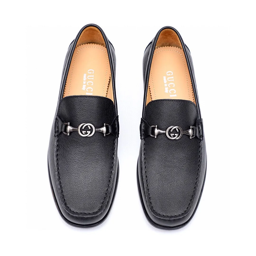 Men's shoes 💰500 💐Gucci GUCCI official website men's business formal leather shoes updated 💥Hong Kong counters synchronized new styles 💥completely one-to-one replica shipments 👍Except for zero difference in counter quality, they are all made of imported first-layer pebbled calfskin uppers with original hardware buckles ➕water-dyed cow 🐂 leather lining, original combination outsole, matching code 38-44 (45🉑️customized)
